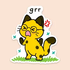 Pip & Dot GIF: “grr”