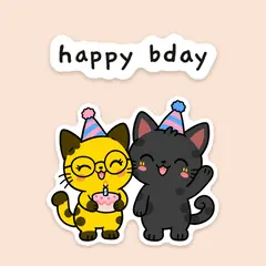 Pip & Dot GIF: “happy bday”