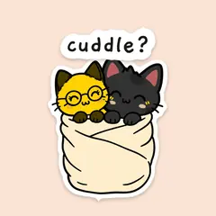 Pip & Dot GIF: “cuddle?”