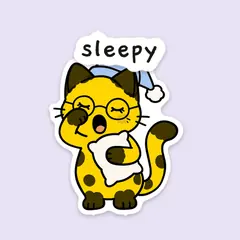 Pip & Dot GIF: “sleepy”