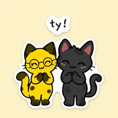 Pip & Dot GIF: “ty!”