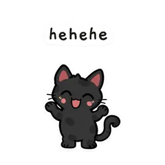 Pip & Dot sticker: “hehehe”