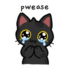Pip & Dot sticker: “he’s waiting by the inbox”