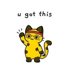 Pip & Dot sticker: “u got this”